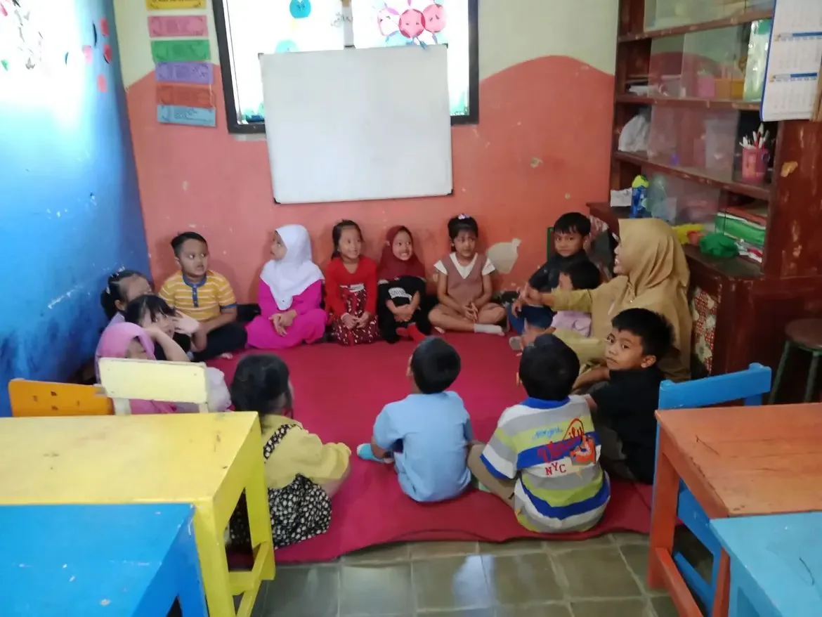Suasana belajar di kelas
