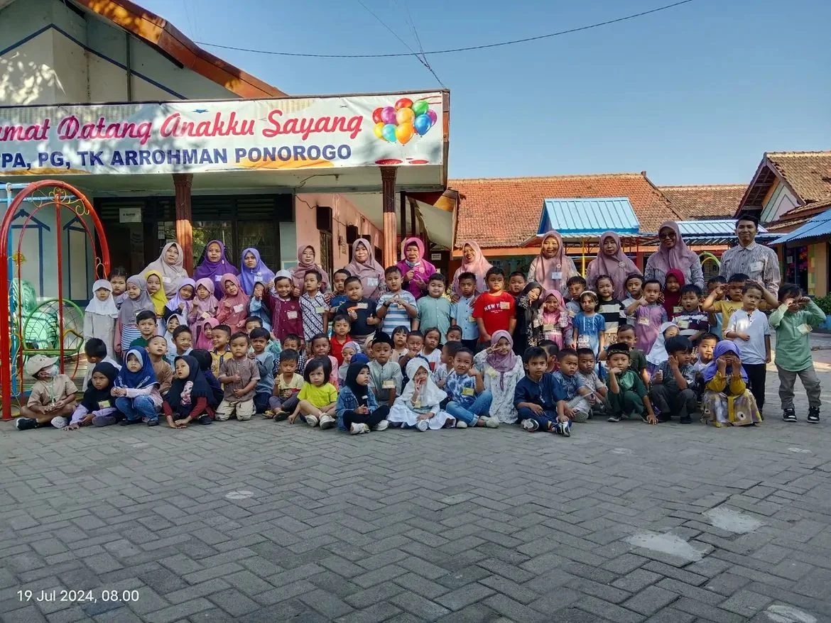 Kegiatan siswa TK Islam Arrohman